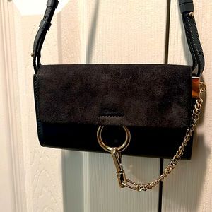 Chloe - slate/ dark blue / almost black mini bag.
